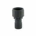 American Imaginations 1.5 in. Black Poly Female Adapter AI-38807